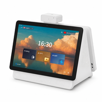 Traducteur IA à double écran de bureau 10,1 pouces, système d'exploitation Android, écran tactile IPS, 37 langues, WiFi, traduction vocale face à face