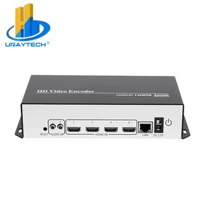 4 Kanäle H.265 H.264 rtmp Srt Stream Video Encoder HDCP HD HDMI zu IP Live Streaming Encoder