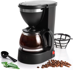 Cafetière Électrique Intelligente Multifonctionnelle pour la Maison, Machine à Café en Grains à Goutte Unique, Portable pour l'Extérieur, Expresso - Product Image 1