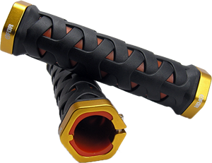 Puños de Manillar UFOR UG-604 Resistentes y Trenzados con Hexa-Ring, de Goma Amortiguadora para Ciclismo BMX, Mayor Comodidad - Product Image 1