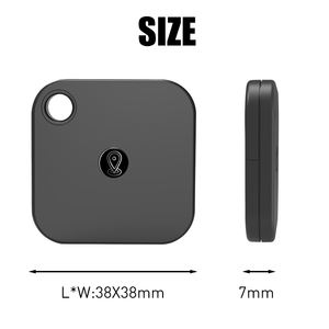 جهاز تتبع للحيوانات الأليفة بتصميم جديد حاصل على براءة اختراع، مقاوم للماء بمعيار IPX7، مصنوع من البلاستيك، مضاد للضياع للاستخدام الخارجي، مع تحكم عبر تطبيق iOS، يعمل بتقنية Wi-Fi وGPS، جهاز تحديد موقع الكلاب وعلامات المفاتيح - Product Image 6