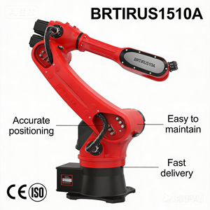 หุ่นยนต์อุตสาหกรรม BORUNTE BRTIRUS1510A แบบ 6 แกน รับน้ำหนักได้ 10 กก. ระยะเอื้อม 1500 มม. สำหรับงานเชื่อม งานเจียร งานหล่อขึ้นรูป และระบบอัตโนมัติ CNC - Product Image 3