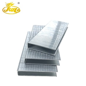 गर्म बेच जस्ती तार मानक यू-प्रकार सोफे स्टेपल 16GA N8 फर्नीचर स्टेपल - Product Image 4