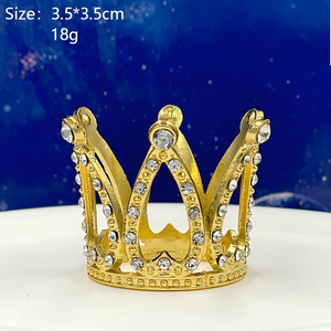 Corona in Metallo all'Ingrosso per Decorazione Torte, Accessorio per Capelli per Compleanni di Ragazze, Matrimoni, San Valentino e Feste - Product Image 3