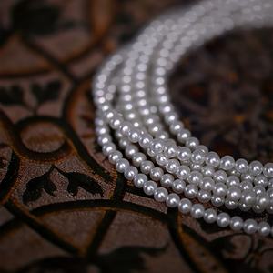 สร้อยคอไข่มุกน้ำจืดแท้ชุบเงิน 18K ยี่ห้อ Yinchuan  ขนาดเล็ก แข็งแรงมาก  สร้อยคอ AKbaby  แบบคล้องไหปลาร้า  ใช้คล้องเสื้อ - Product Image 4