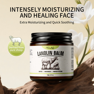 <span class=keywords><strong>Baume</strong></span> à la lanoline Extra Hydratant Crème pour tous les soins du corps Hydratant Ultra Nourrissant Lanoline HALAL Produit de soin de la peau biologique - Product Image 5