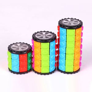 ของเล่นเสริมพัฒนาการเด็กเล็ก DIY ตัวต่อสามมิติ หอคอยมหัศจรรย์ รูปทรงข้าวโพด หมุนได้ ของเล่นสร้างสรรค์ ของเล่นส่งเสริมการขาย - Product Image 5