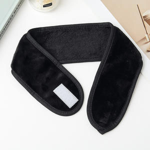 ที่คาดผมกำมะหยี่นุ่มพิเศษ ขนาด 8*60 ซม. ขายส่ง สำหรับโยคะ กีฬา ซักล้าง ทำความสะอาด ล้างเครื่องสำอาง ปรับขนาดได้ ยืดหยุ่น พร้อมแถบตีนตุ๊กแก - Product Image 4