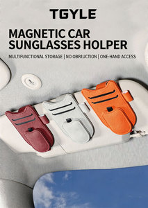 Soporte Multifuncional para <span class=keywords><strong>Gafas</strong></span> de Sol para Coche, Clip de Almacenamiento para Visera, Organizador de Boletos, Tarjetas y Recibos, Accesorio Interior para Automóvil - Product Image 2