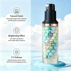 <span class=keywords><strong>Crema</strong></span> Solare Viso OEM ODM SPF 50+ PA++++ con Protezione UV e Isolamento Colorato - Product Image 2