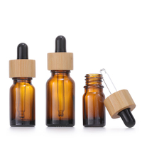 Flacon d'échantillon en verre, Mini bouteille de parfum, avec pulvérisateur en bambou, 5ML, 10ML, 20ML, 30ML, 50ML, 100ML, 10 pièces