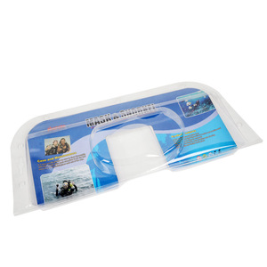Masque de plongée avec emballage en coque à bulles en PP, une seule fenêtre, équipement de plongée sous-marine étanche, universel pour les sports nautiques - Product Image 1