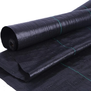 Paillis anti-mauvaises herbes hydrophile en tissu non tissé PP perforé à l'aiguille, couleur noire, ligne verte, pour l'agriculture, tissu tissé, paillis anti-mauvaises herbes, découpe - Product Image 2