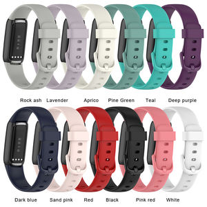 Bracelet en silicone pour <span class=keywords><strong>Fitbit</strong></span> <span class=keywords><strong>Luxe</strong></span>, bracelet de remplacement en silicone souple, accessoires pour montre connectée - Product Image 3