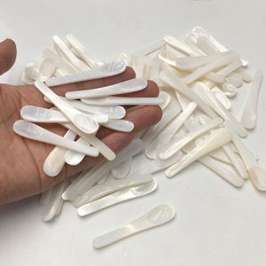 Cuillère à masque en coquillage naturel, spatule cosmétique pour soins du visage et cuillère à caviar - Product Image 2