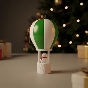 Christmas Hot Air Balloon Lantern LED Candle <b>Light</b> Hanging Ornament for <b>Xmas</b> <b>Tree</b> Desktop Holiday Party Decoration - Product Image 5