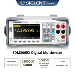 Multimètre numérique de bureau <span class=keywords><strong>SIGLENT</strong></span> avec double affichage, haute précision 5,5 et 6,5 bits SDM3065X - Product Image 2