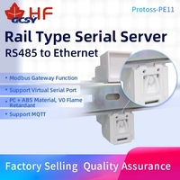 Convertisseur série Modbus RS485 vers Ethernet HF Protoss-PE11 pour rail DIN, transmission bidirectionnelle transparente, collecteur de données