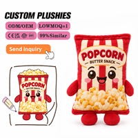 Fabricant OEM ODM de jouets en peluche personnalisés en forme de chips de pommes de terre, sacs à collation, poupées en peluche et peluches alimentaires personnalisées, faible MOQ