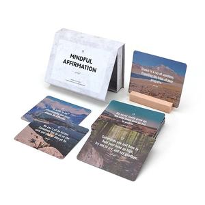 <span class=keywords><strong>Jeu</strong></span> de cartes d'affirmation de soi de haute qualité 365 jours <span class=keywords><strong>jeu</strong></span> de papier inspirant Messages positifs matériel de papier imprimé pour les femmes - Product Image 4