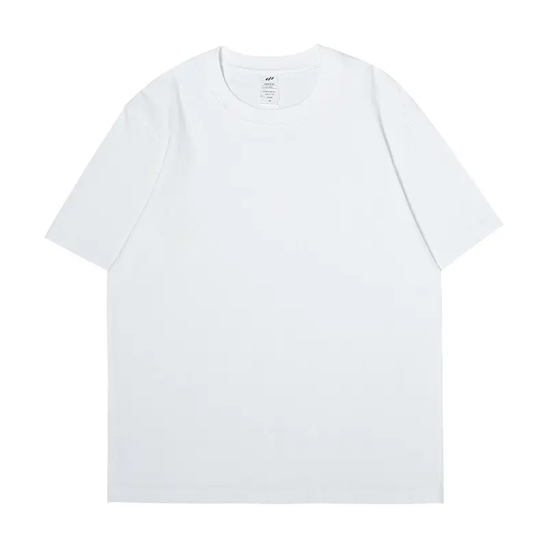 Daily Outfits Casual Manga corta Color liso Camisetas en blanco para hombres