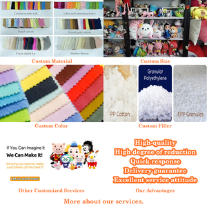 Tùy Chỉnh Nhân Vật Màu Xanh Bím Tóc Công Chúa Dễ Thương Thời Trang Mềm Kpop Con Người Nhồi 20 Cm Sang Trọng Búp Bê K-Pop Với Cyan Tóc Dài - Product Image 6