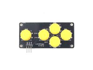 Makerfabs <b>Button</b> Board 5 <b>Buttons</b> on the Board Suitable for Starters and Simple Applications Working Voltage 5V - Product Image 2