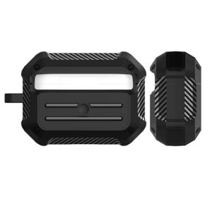 Fundas protectoras para auriculares de fibra de carbono de maletero pequeño a prueba de golpes para <span class=keywords><strong>Apple</strong></span> para Airpods 1/2/3 Air Pods Pro 2 auriculares - Product Image 3