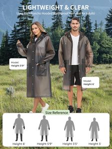 <span class=keywords><strong>Pantalon</strong></span> de <span class=keywords><strong>pluie</strong></span> unisexe en EVA, personnalisé, réutilisable, durable, tendance, imperméable, pour le camping, portable et transparent - Product Image 3