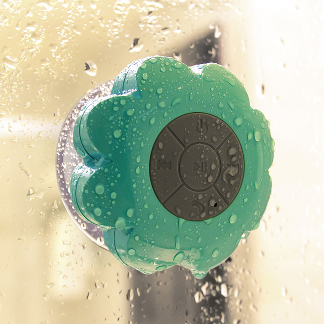 Wholesale Sunflower Mini Portable Bluetooth Speaker Wireless Waterproof Shower Bathroom for Phone