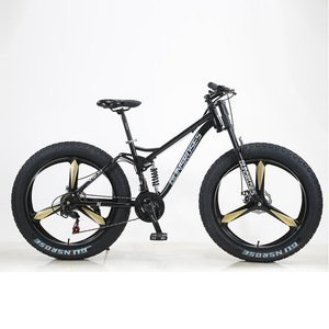Pedale ordinario in acciaio 4.0 grande pneumatico Downhill Mountain Bike adulto fuoristrada da <span class=keywords><strong>uomo</strong></span> da donna freno a disco a 21 velocità - Product Image 4