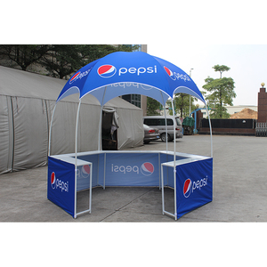 <strong>CAMPERTENT</strong> Mini Display Tent Round Tent Outdoor Bbq Dome Gazebo Tent 3m Retractable 10ft Yurt Canopy - Product Image 2