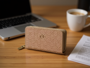 Cartera de Doble Cierre, Tamaño Grande, de Cuero PU, Tarjetero, Estilo Femenino - Product Image 2