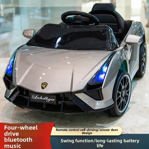 Auto Elettrica Giocattolo per Bambini da 1-3 Anni, Passeggino a Quattro Ruote con Telecomando e Ricarica, Struttura in Plastica - Product Image 5