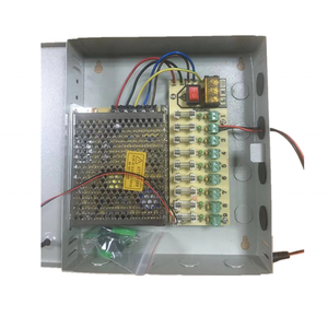 محول طاقة معدني للكاميرات الأمنية <span class=keywords><strong>CCTV</strong></span> بـ 9 قنوات، 12 فولت تيار مستمر، 5 أمبير، 10 أمبير، 20 أمبير، 30 أمبير، مع شهادة CE (12VDC10A9CH) - Product Image 3