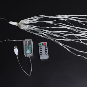 LED Fairy Icicle cascada guirnalda luces cadena Gypsophila Droop al aire libre impermeable fiesta decoración <span class=keywords><strong>Navidad</strong></span> romántica - Product Image 3