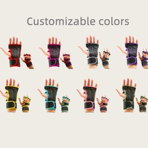 قفازات صالة رياضية من النيوبرين بنصف أصابع للياقة البدنية ورفع الأثقال للتمارين الرياضية ولرفع الأثقال - Product Image 4