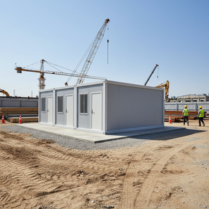 Maison conteneur modulaire préfabriquée en acier galvanisé, compacte et portable, avec toilettes - Product Image 4
