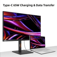 Lecoo Layar 32 Inci 4K dengan Speaker Terintegrasi, Dapat Diputar dan Ditinggikan, serta Desain Profesional M3221PL