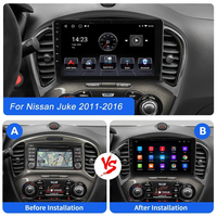 Écran tactile Wifi BT Android pour voiture, GPS vidéo pour Nissan Juke 2010-2014, autoradio, Carplay, navigation, unité multimédia