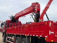 Bras de grue hydraulique télescopique droit pour équipement monté sur camion de 12 tonnes