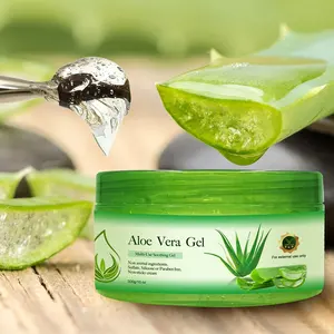 Wholesale Custom Label Aloe Vera Extract Skin Lightening Moisturizing Soothing Natural Organic Aloe Vera Gel