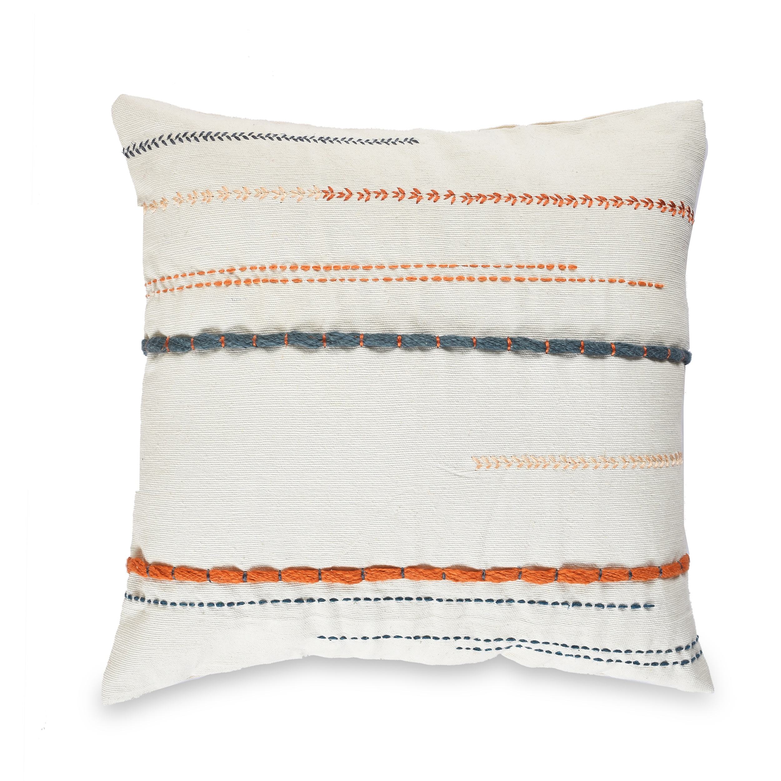 White, Grey, Orange and Beige