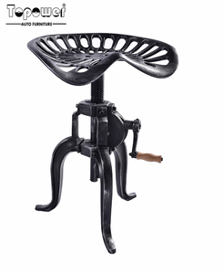 Sgabello da bar in ghisa industriale Vintage per cucina a casa all'aperto - Product Image 1