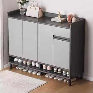 Grande capacità moderna <span class=keywords><strong>scarpiera</strong></span> economica soluzione di stoccaggio <span class=keywords><strong>per</strong></span> mobili <span class=keywords><strong>per</strong></span> la casa cremagliera in legno <span class=keywords><strong>per</strong></span> ingresso soggiorno piccolo - Product Image 4