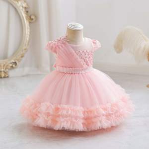 Nouvelle Robe de Bébé Fille pour Anniversaire 1 An, Baptême, Fête de la Maternelle, Sélection Beauté, Robe de Cérémonie pour Bébé Fille - Product Image 2