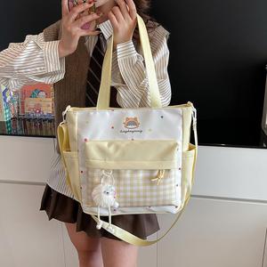 Bolso Bandolera de Nailon <span class=keywords><strong>Kawaii</strong></span> <span class=keywords><strong>para</strong></span> <span class=keywords><strong>Niñas</strong></span>, con Estampado de Estrellas y Puntos, Lindo Bolso de Hombro <span class=keywords><strong>para</strong></span> la Escuela, Mini Bolso Mensajero - Product Image 2