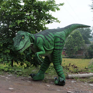 Zigong kostum dinosaurus dewasa realistis, kostum kaki tersembunyi ukuran hidup untuk taman sekolah & petualangan menggunakan Model anak-anak dalam ruangan - Product Image 4