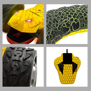 Auto RC Serpente Ricaricabile con Telecomando 2.4G, Grande Giocattolo di Simulazione con LED Serpentor, Rotazione Estrema a 360 Gradi - Product Image 4