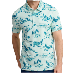 Großhandel Herren Anti-Falten Strickhemd aus Spandex/Polyester mit individuellem Logo Kurzarm Casual Business OEM - Product Image 1